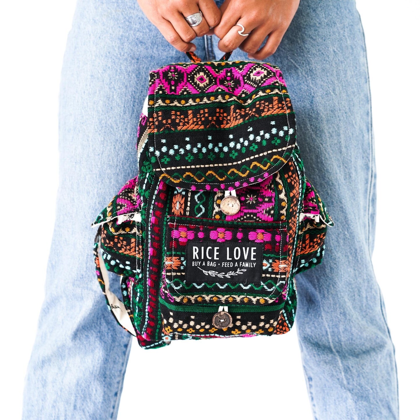 Mini Recycled Travel Backpack Dana