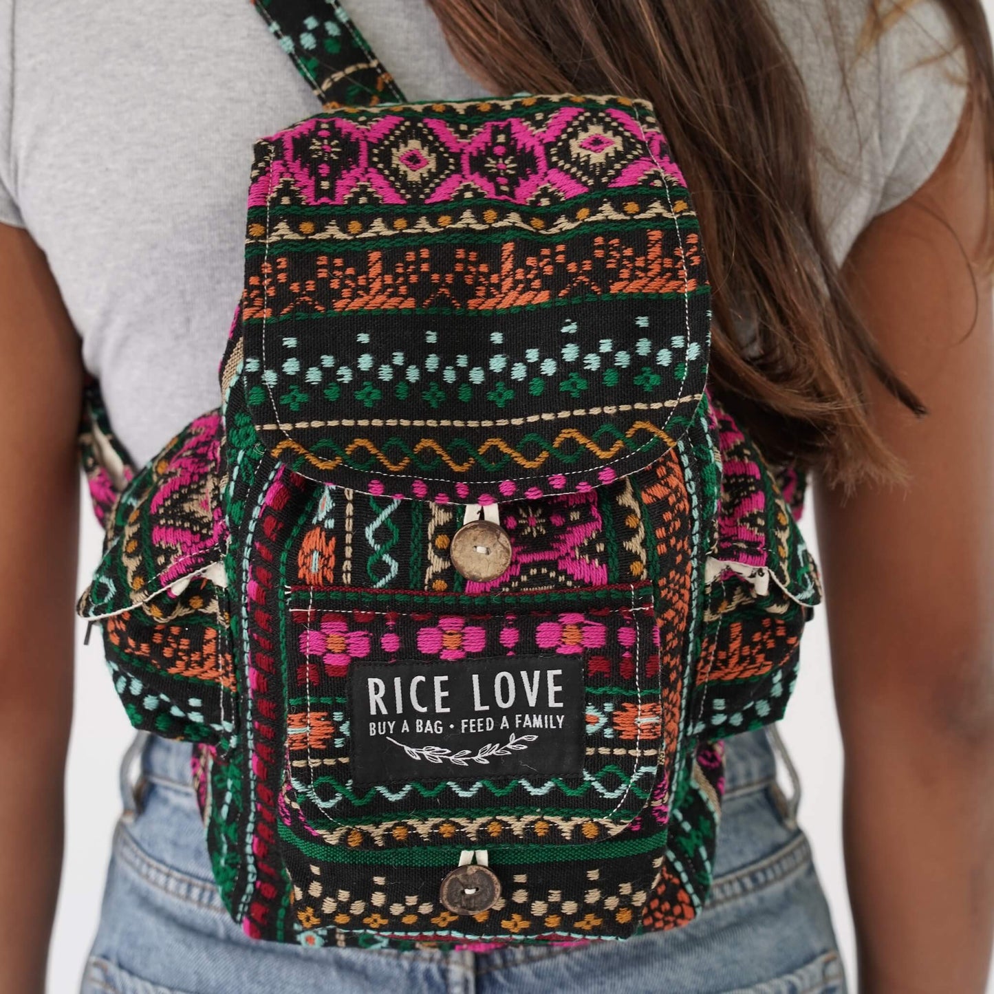 Mini Recycled Travel Backpack Dana